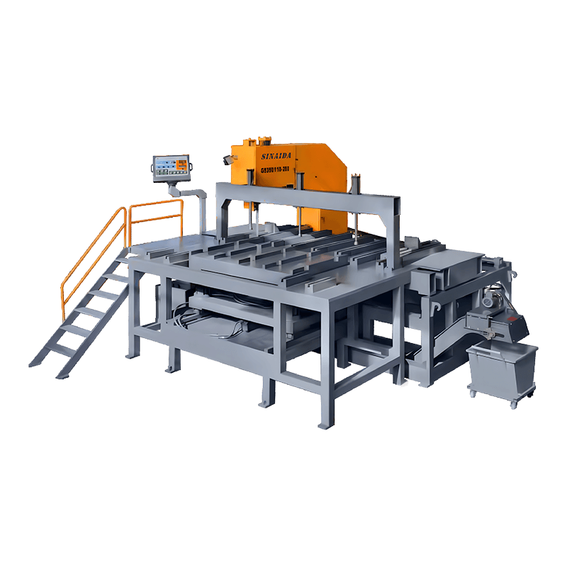 G5350/110-260 G5360/40-100 nagy sebességű forgó CNC gerenda szalagfűrészgép szervomotor teljesítmény hidraulikus