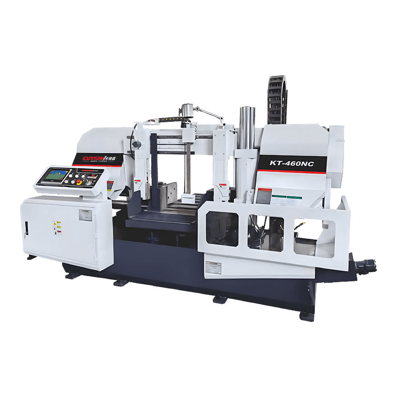 KT-460NC testreszabott CNC vízszintes fém szalagfűrészgép