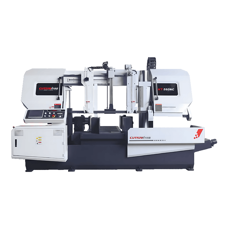KT-560NC teljesen automatikus CNC szalagfűrészgép vízszintes szalagfűrész